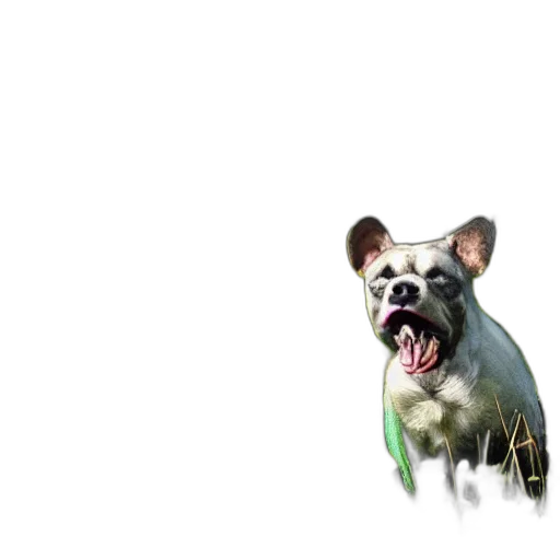 animal, creature, staff, face, photorealistic, 3d render, concept art, pixel art transparent PNG cut-out