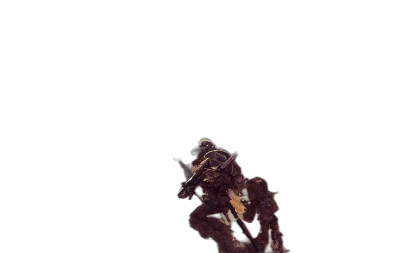 dragon, robot, creature, staff transparent PNG cut-out