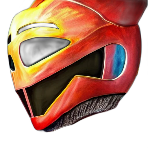 mask, face, robot, weapon, concept art, 3d render, photorealistic, watercolor transparent PNG cut-out