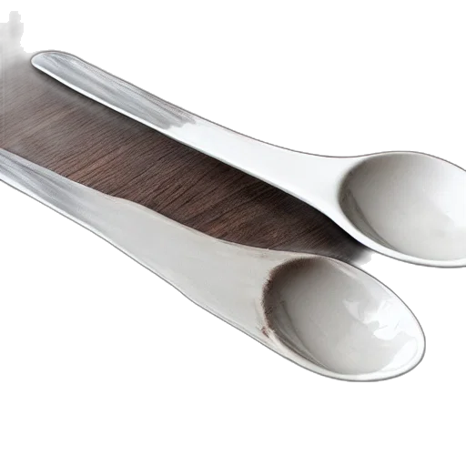 weapon, food, shoes, sword, 3d render, table, spoon transparent PNG cut-out