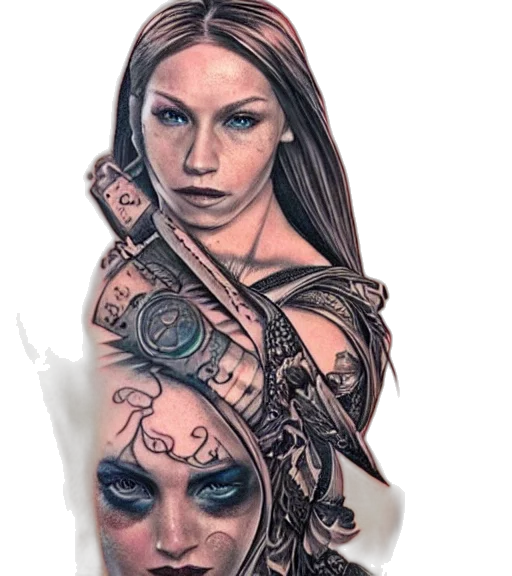 jewelry, fantasy art, photorealistic, comic book art, concept art, tattoo, design, hyper transparent PNG cut-out