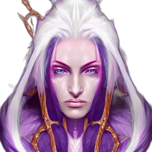 face, dragon, staff, crown transparent PNG cut-out