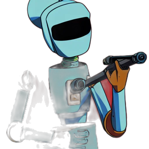 robot, staff, weapon, concept art transparent PNG cut-out