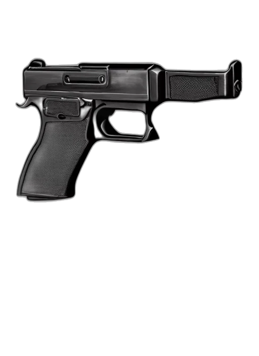 weapon, staff, photorealistic, gun, concept, art, hyperrealistic transparent PNG cut-out