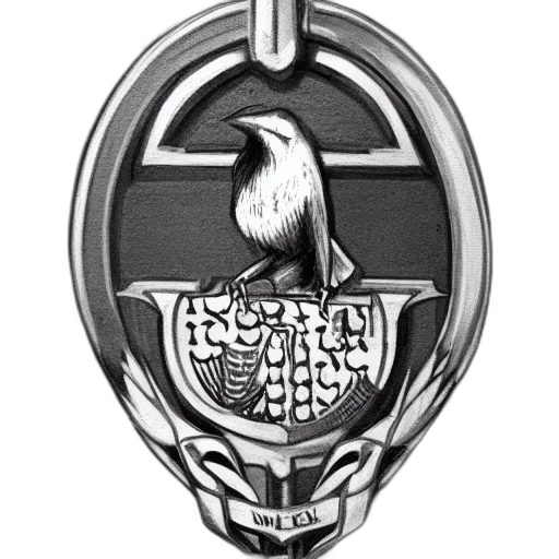 jewelry, crown, staff, sword, crow, perched, hammer, centered transparent PNG cut-out