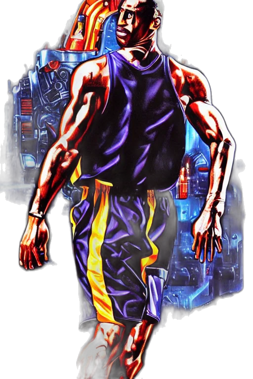 robot, cyberpunk, comic book art, concept art transparent PNG cut-out