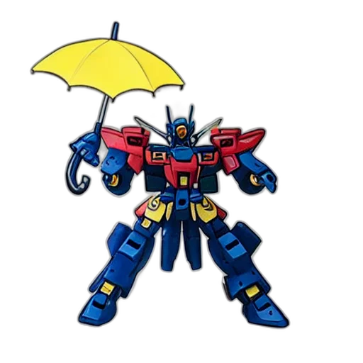 umbrella, robot, weapon, jacket transparent PNG cut-out