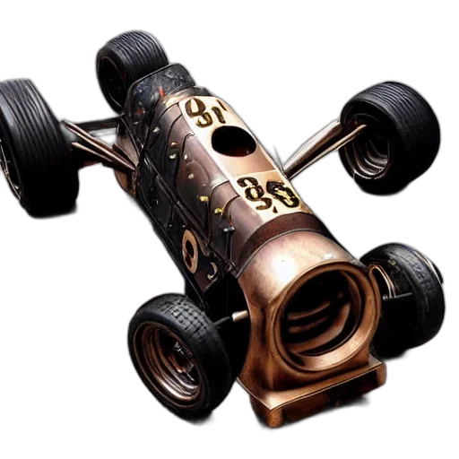 weapon, car, robot, shoes, 3d render, photorealistic, concept art, steampunk transparent PNG cut-out