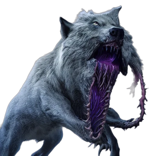 creature, animal, dragon, staff transparent PNG cut-out