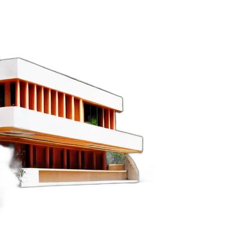 building, furniture, 3d render, concept art transparent PNG cut-out