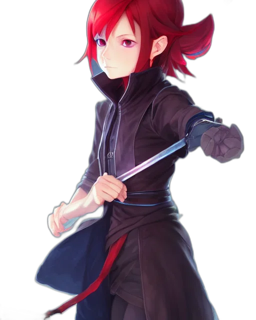 staff, sword, weapon, jacket, anime, fantasy art, concept art, pixel art transparent PNG cut-out