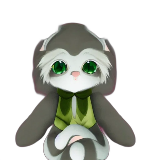 staff, creature, animal, 3d render transparent PNG cut-out