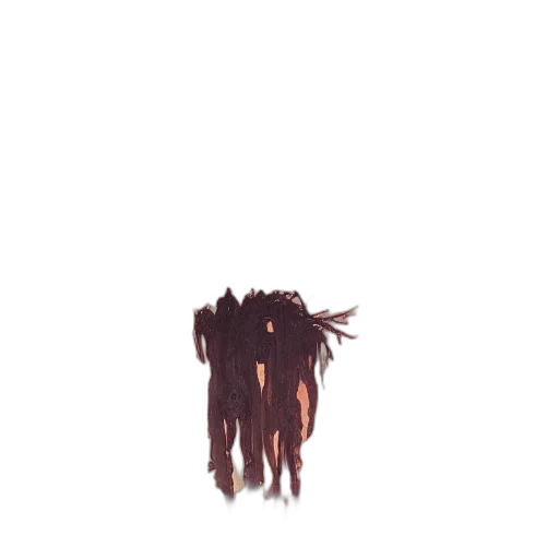 hair, creature, crown, tree, pixel art, concept art, watercolor, photorealistic transparent PNG cut-out