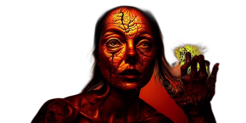 mask, face, creature, concept art transparent PNG cut-out