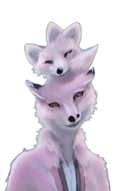mask, face, animal, creature, watercolor, concept art, fantasy art, pixel art transparent PNG cut-out