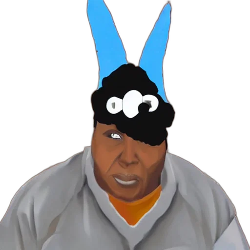 hat, mask, staff, animal, 3d render, cartoon, concept art, anime transparent PNG cut-out