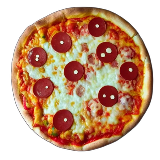 food, face, weapon, crown, 3d render, photorealistic, pixel art, concept art transparent PNG cut-out