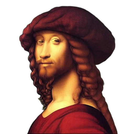 face, hat, crown, hair, photorealistic, oil painting, fantasy art, pixel art transparent PNG cut-out