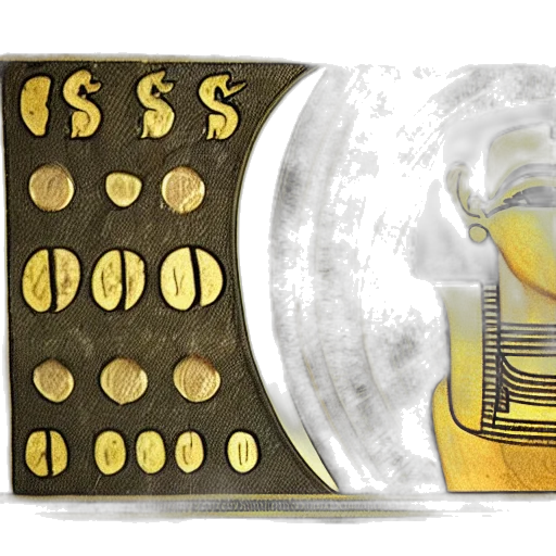 3d render, concept art, ancient, egyptian, bill transparent PNG cut-out