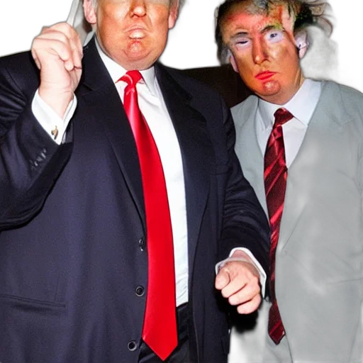 mask, creature, vaporwave, donald transparent PNG cut-out