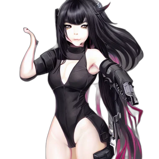 weapon, staff, dress, creature transparent PNG cut-out