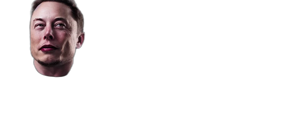 staff, face, monochrome, pastel, elon, musk, intricate, detailed transparent PNG cut-out