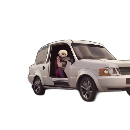car, robot, animal, 3d render transparent PNG cut-out