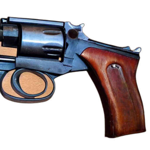 weapon, staff, 3d render, photorealistic, revolver, gun transparent PNG cut-out