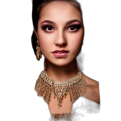 jewelry, crown, face, dress transparent PNG cut-out