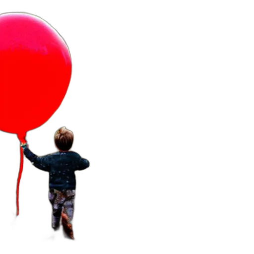 umbrella, 3d render, little, boy transparent PNG cut-out