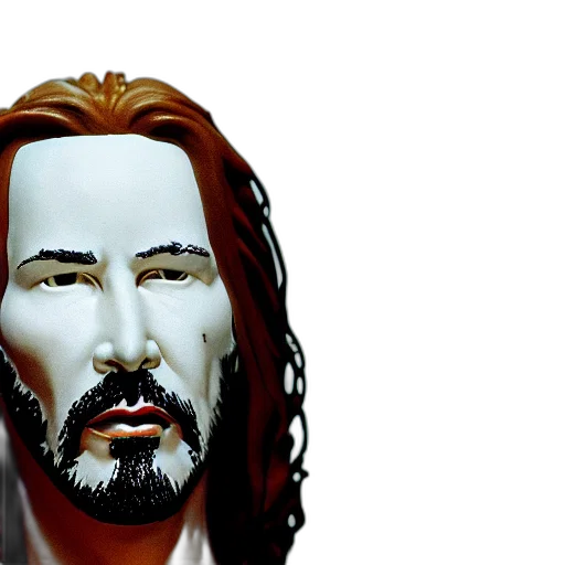 face, mask, 3d render, photorealistic, concept art, fantasy art, photo, keanu transparent PNG cut-out