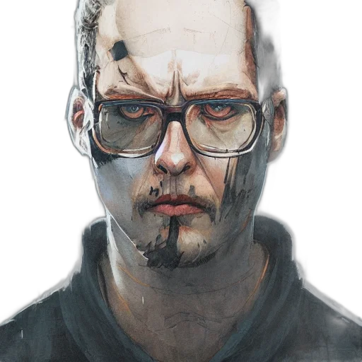 face, mask, robot, staff transparent PNG cut-out