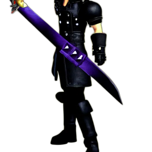 sword, staff, weapon, 3d render, concept art, pixel art, fantasy art, dark transparent PNG cut-out