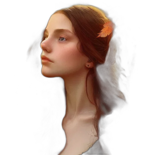 face, crown, hair, dress transparent PNG cut-out