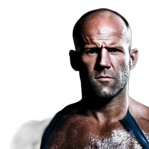 photorealistic, jason, statham, rocky transparent PNG cut-out