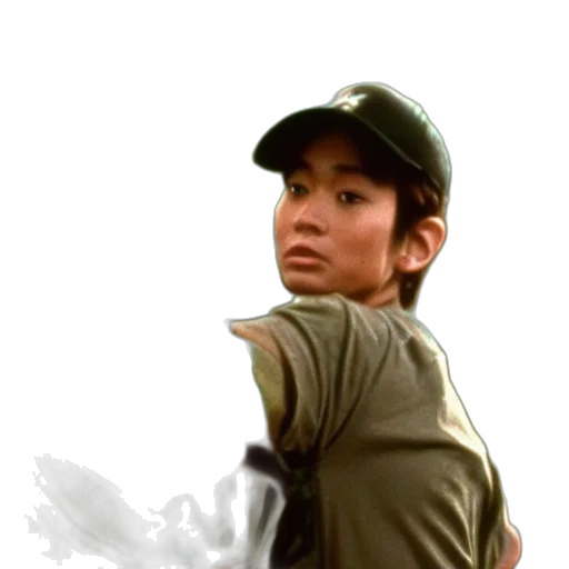 staff, weapon, hat, jacket transparent PNG cut-out