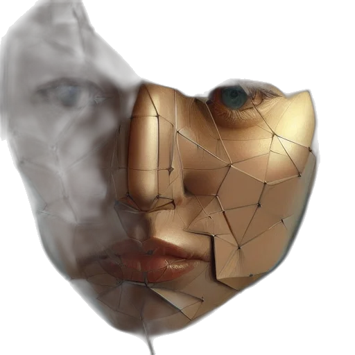 mask, face, robot, jewelry transparent PNG cut-out