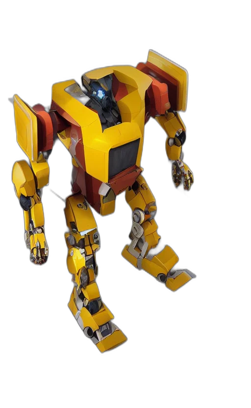 robot, weapon, 3d render, concept art transparent PNG cut-out