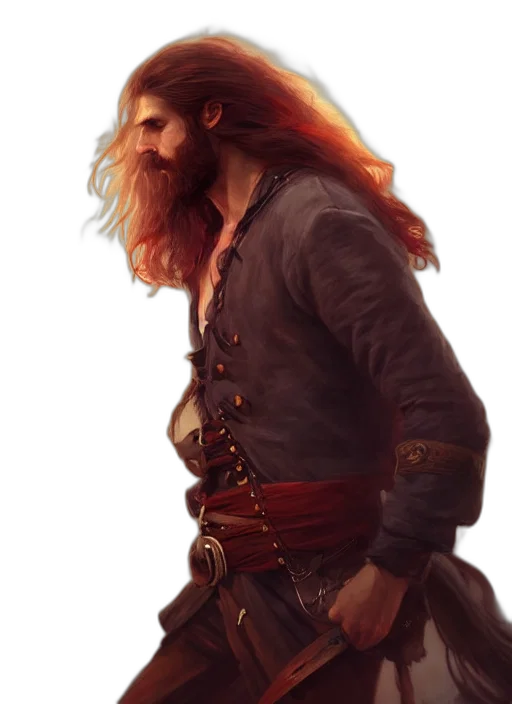 sword, hair, crown, fantasy art, concept art, photorealistic, watercolor, red transparent PNG cut-out