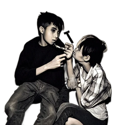 photorealistic, concept art, comic book art, oil painting transparent PNG cut-out