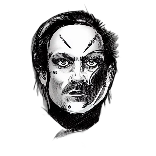 mask, face, creature, robot transparent PNG cut-out