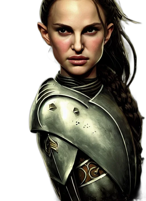 face, sword, staff, fantasy art, photorealistic, concept art, comic book art, young transparent PNG cut-out