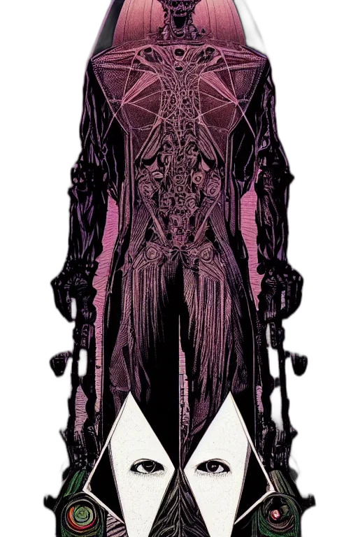 dress, staff, jacket, mask transparent PNG cut-out