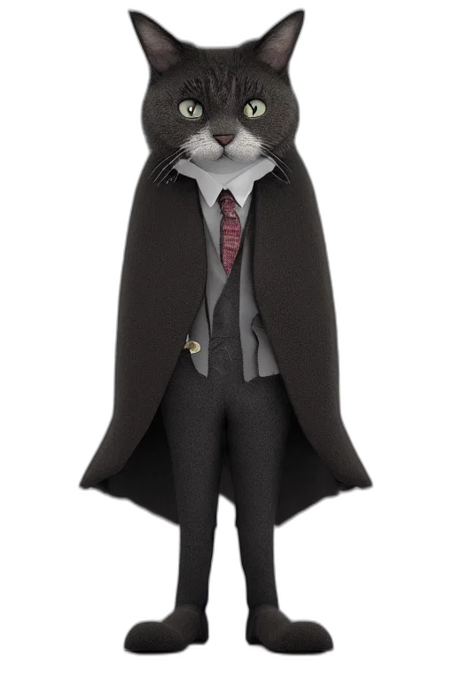 staff, animal, jacket, hat transparent PNG cut-out