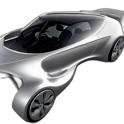 car, robot, 3d render, concept art, photorealistic, new, design, undercarriage transparent PNG cut-out