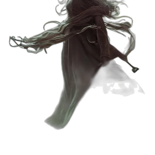 dress, hair, creature, mask, concept art, fantasy art, pixel art, photorealistic transparent PNG cut-out
