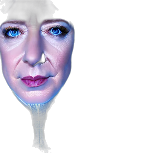 face, mask, photorealistic, 3d render transparent PNG cut-out