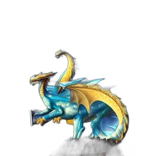 dragon, staff, weapon, sword, concept art, fantasy art, pixel art, watercolor transparent PNG cut-out