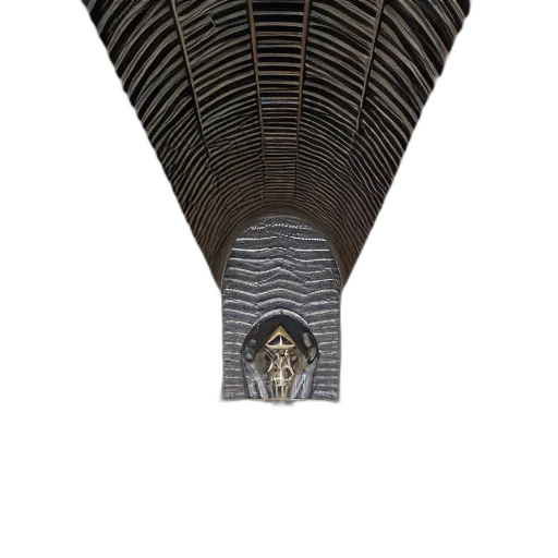 umbrella, crown, building, hat, 3d render, concept art, photorealistic, outer space transparent PNG cut-out
