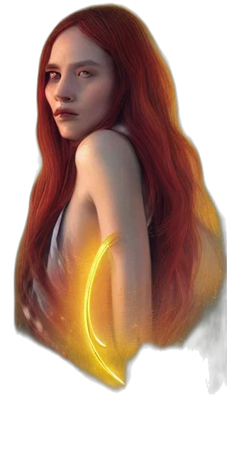 dress, hair, jewelry, face, fantasy art, concept art, comic book art, photorealistic transparent PNG cut-out